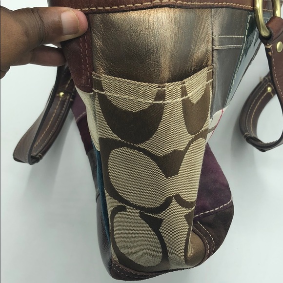 Coach Signature Patchwork Tote H0773-11358 - Picture 12 of 14